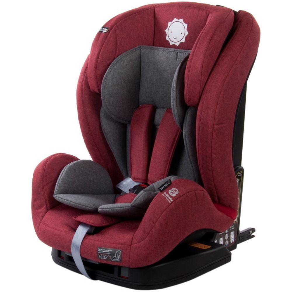 Scaun auto cu sistem Isofix si DTS 9-36 kg - Sun Baby - Rosu