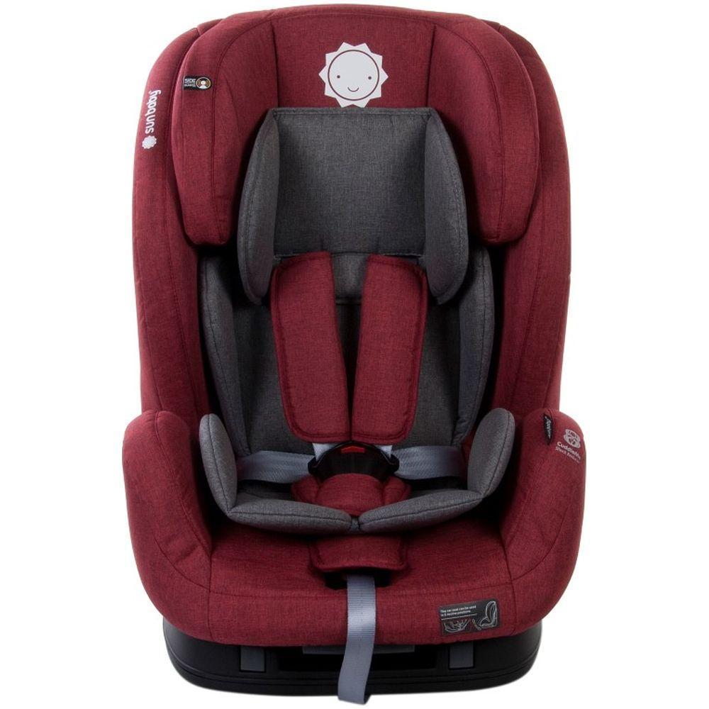 Scaun auto cu sistem Isofix si DTS 9-36 kg - Sun Baby - Rosu image 1