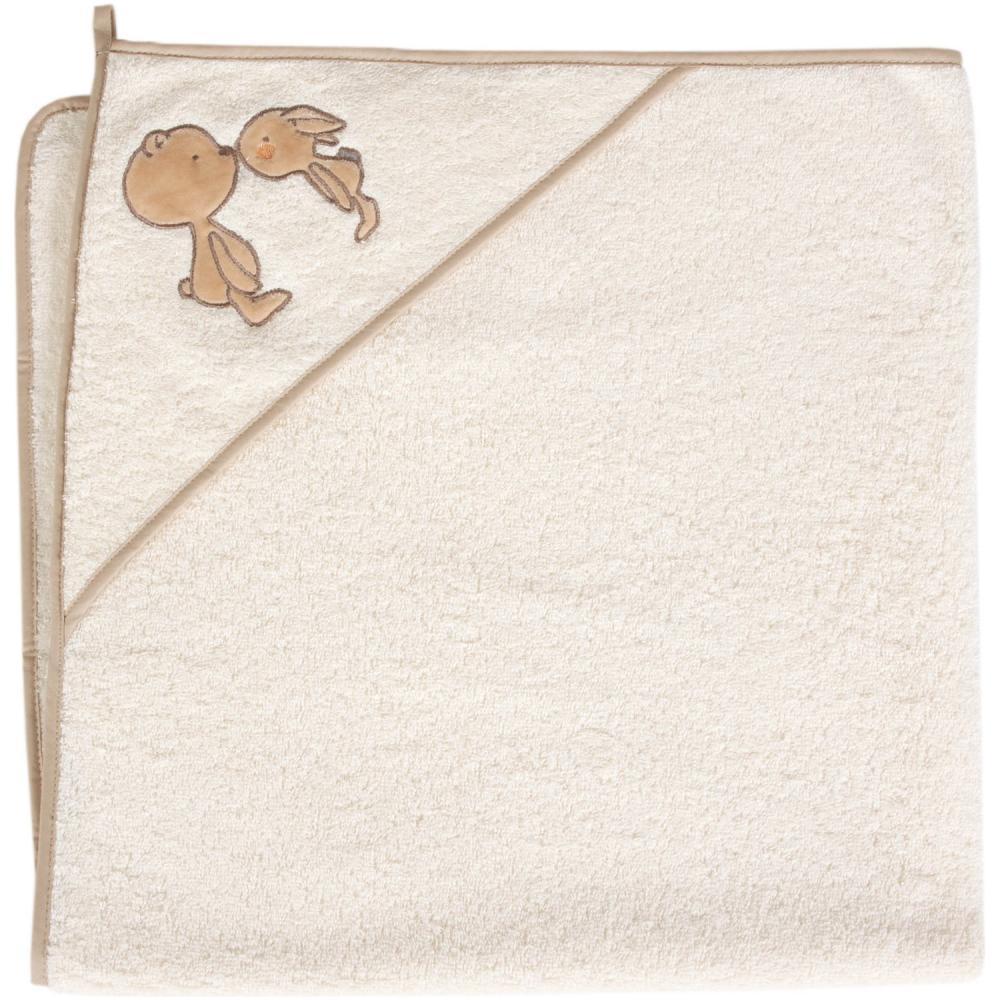 Prosop cu capison 100X100 cm, Ceba Baby, Ursulet Crem