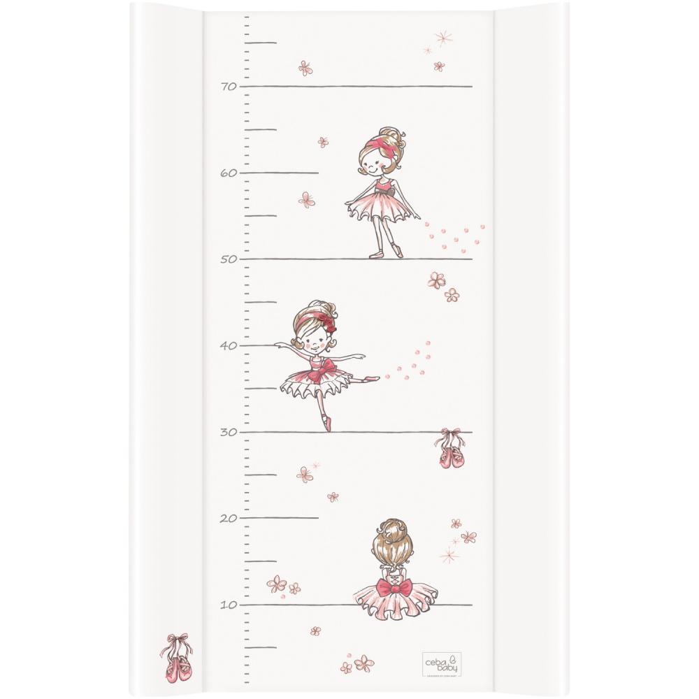 Blat de Infasat cu intaritura Ceba Baby 50x70 cm, Balerina, Alb