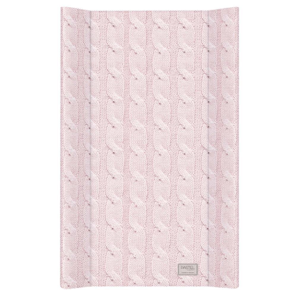 Blat de Infasat  cu intaritura Ceba Baby 50x70 cm, Cable Stitch Pastel Collection, Roz