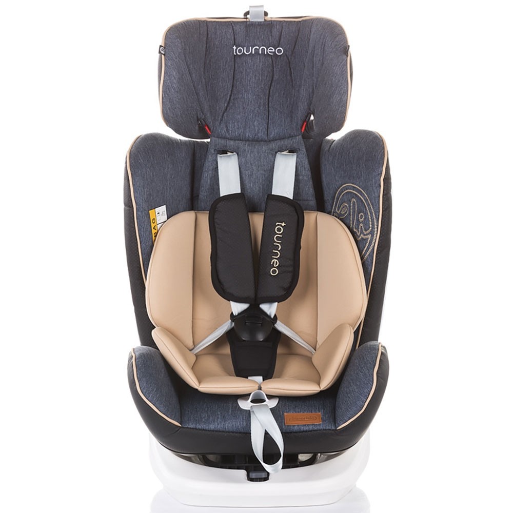 Scaun auto Chipolino Tourneo 0-36 kg beige cu sistem Isofix image 2