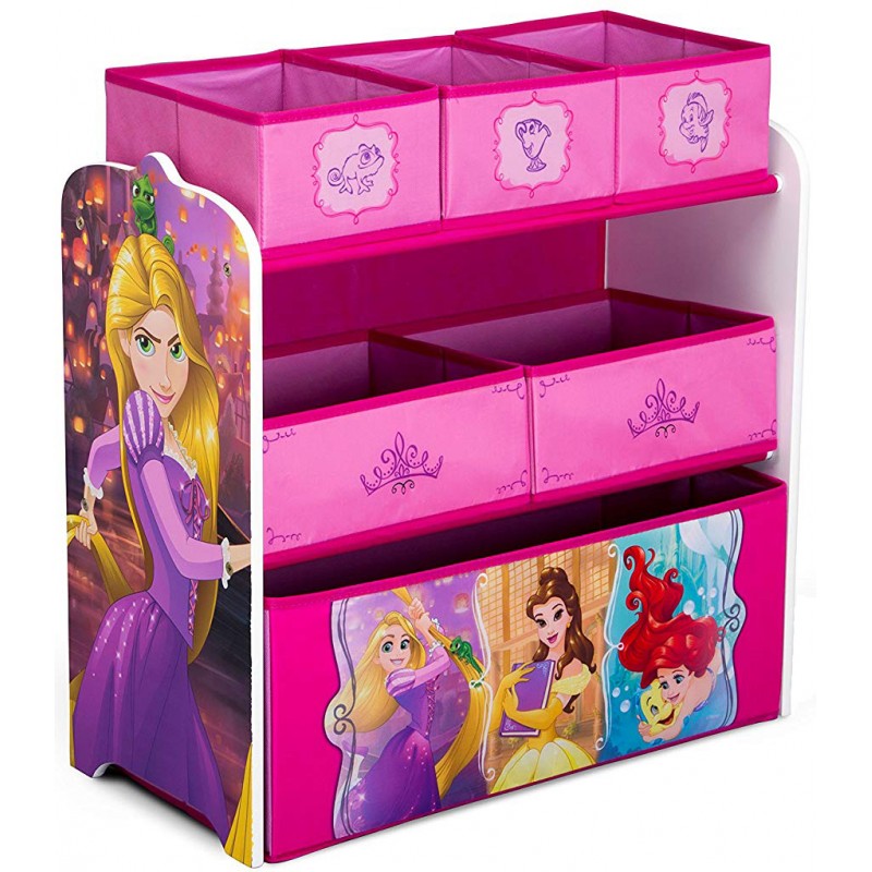 Organizator jucarii cu cadru din lemn Disney Princess