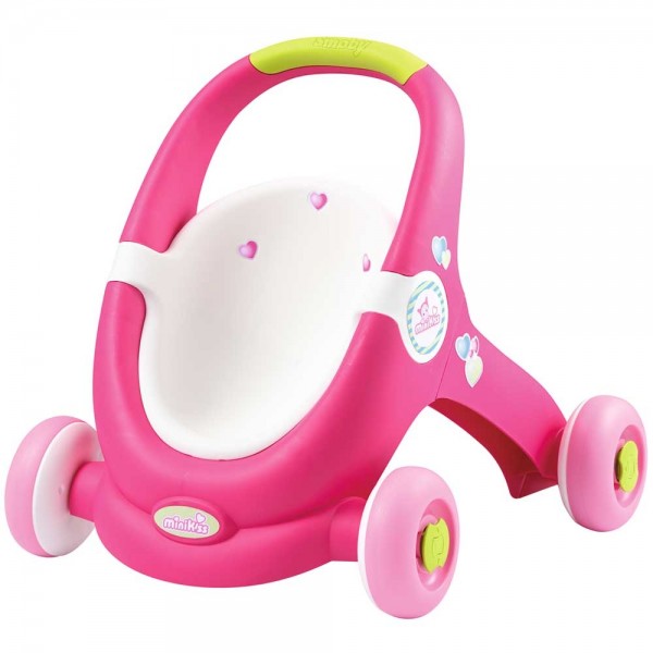 Carucior pentru papusi Smoby Minikiss 2 in 1