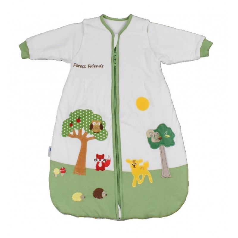 Sac de dormit cu maneca lunga detasabila Forest Friends 0-6 luni 2.5 Tog