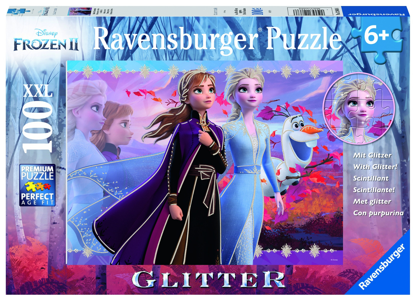 PUZZLE FROZEN II ELSA&ANNA, 100 PCS image 2