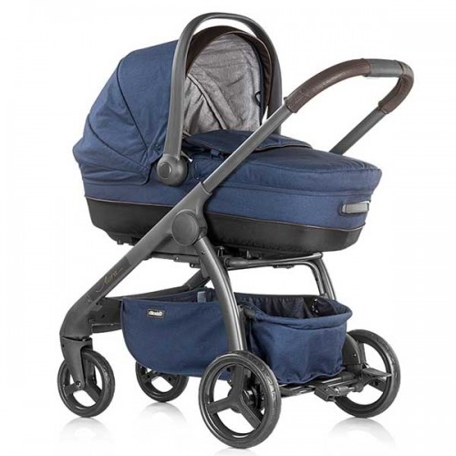 Carucior Chipolino Aura 3 in 1 blue indigo linen melange