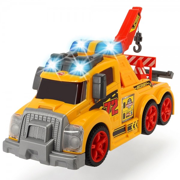 Masina de tractare Dickie Toys Tow Truck cu sunete si lumini