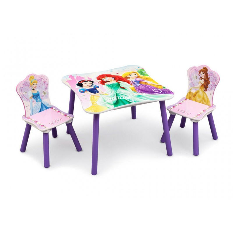 Set masuta si 2 scaunele Disney Princess Friendship