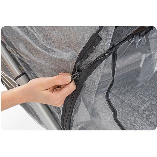 Protectie de ploaie universala cu fermoar pentru carucioare RainCover Classic+ REER 84069  image 1