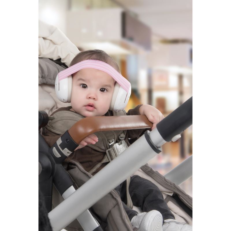 Casti antifonice pentru bebelusi ALPINE Muffy Baby Pink ALP24951 image 3