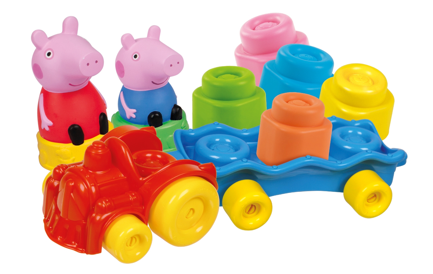 Soft Clemmy - Tren Cu Cuburi Peppa image 1