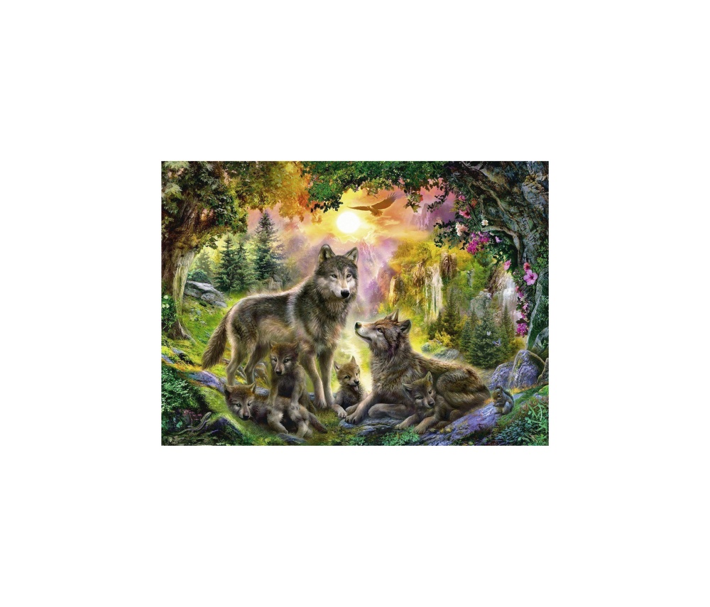 Puzzle Familia Lupilor, 500 Piese image 2