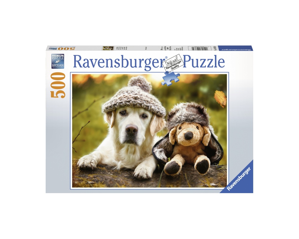 Puzzle Labrador Palarie, 500 Piese image 2