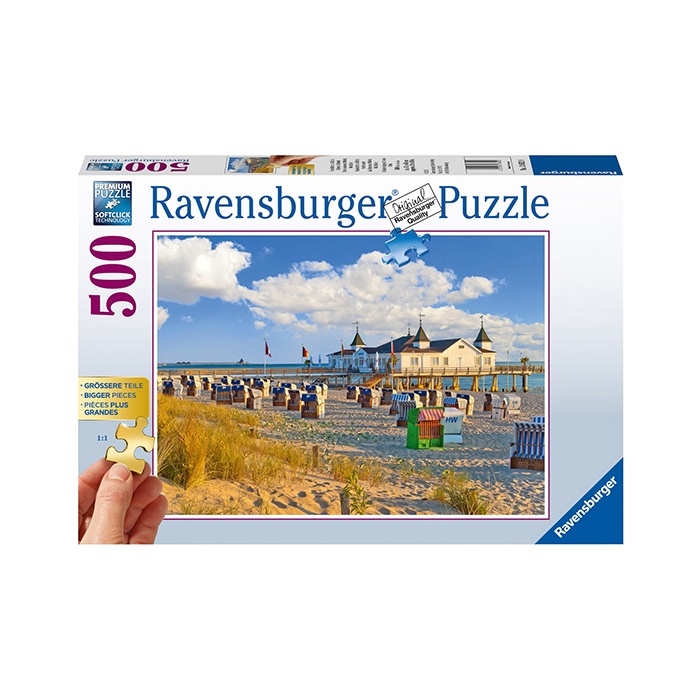 Puzzle Sezlonguri Pe Plaja, 500 Piese