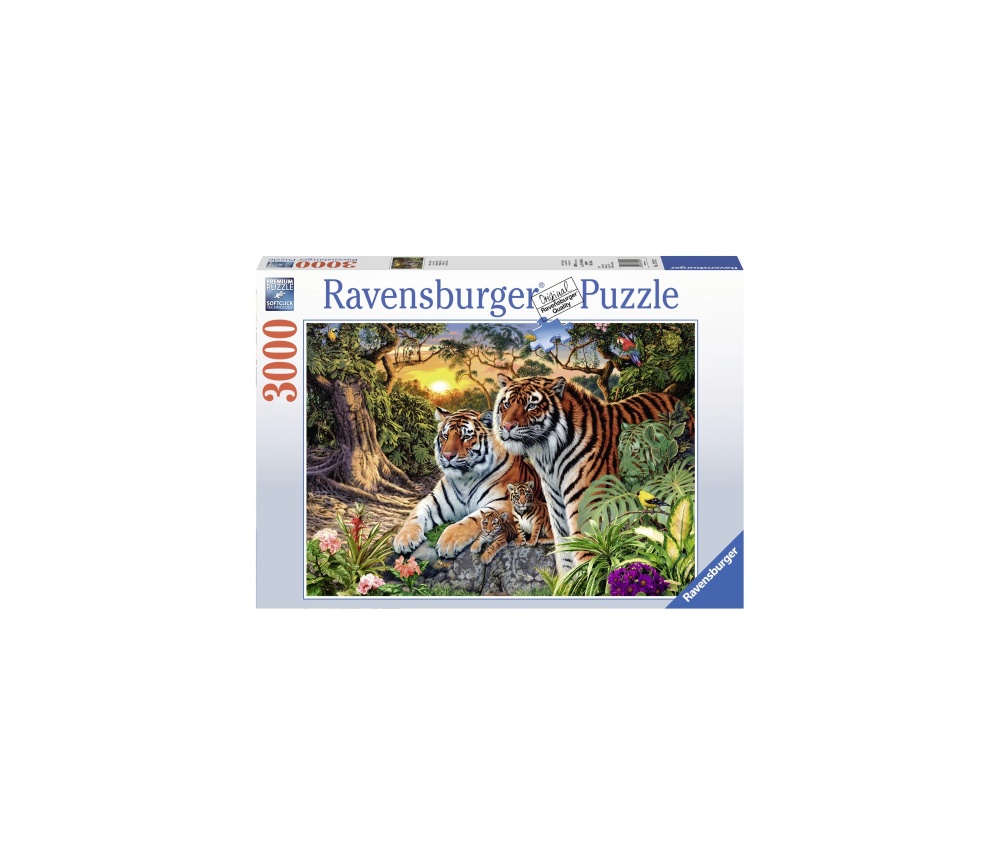 Puzzle Tigri, 3000 Piese image 1