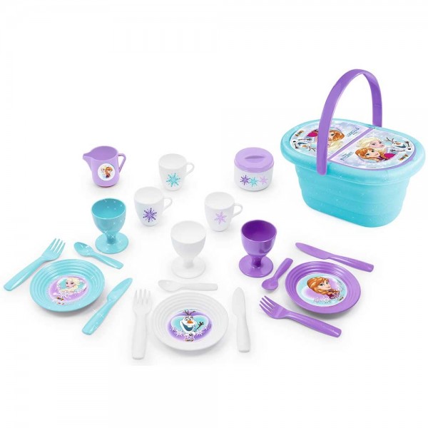 Jucarie Smoby Cos picnic si set vesela Frozen cu 21 de accesorii image 1