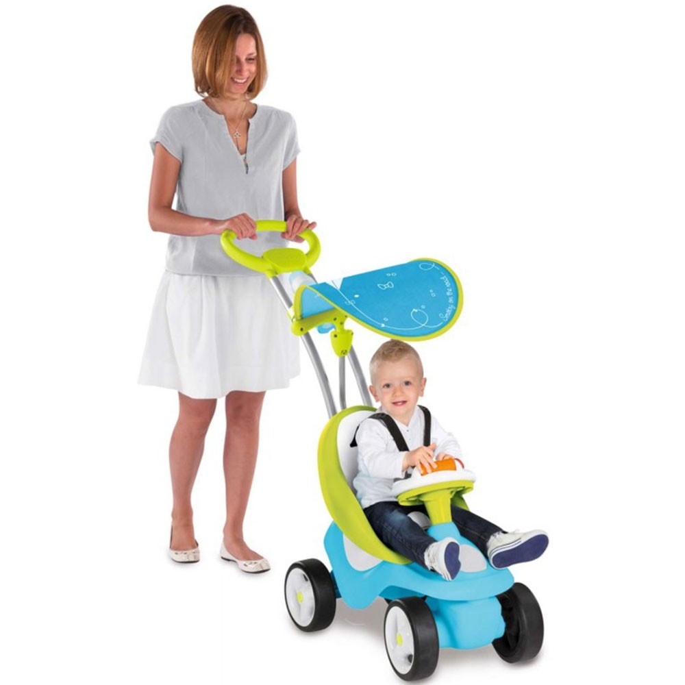 Masinuta de impins Smoby Bubble Go 2 in 1 blue image 1