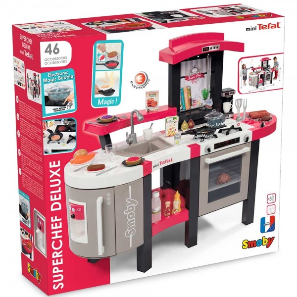 Bucatarie Smoby Tefal Super Chef Deluxe cu grill si aparat de cafea image 8