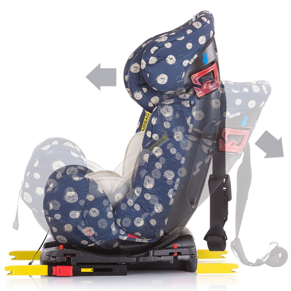 Scaun auto Chipolino Campo 0-36 kg denim granite cu sistem Isofix image 1