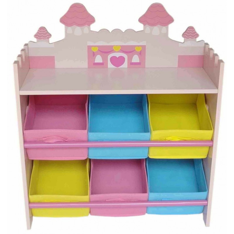 Organizator jucarii cu cadru din lemn Princess Castle image 1