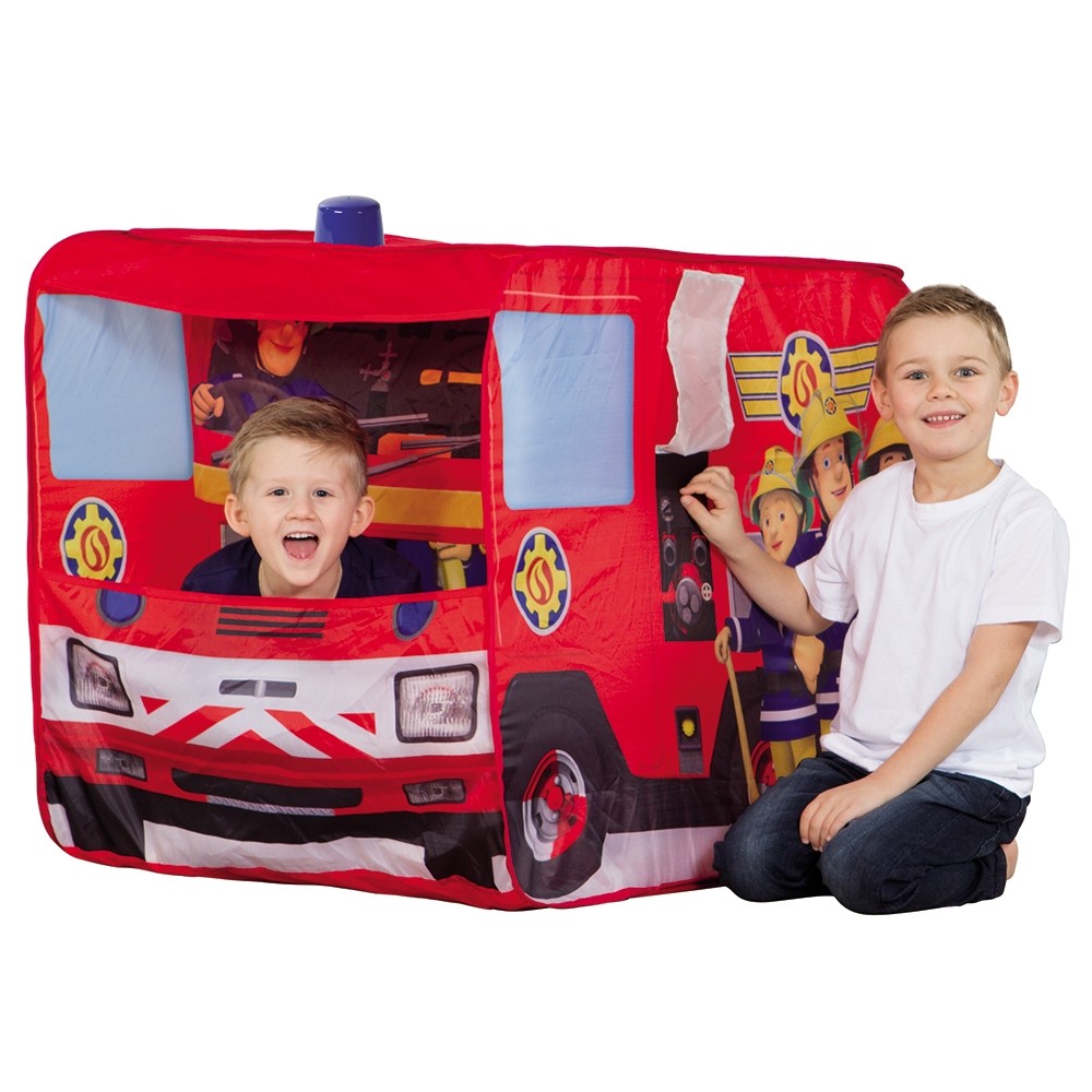 Cort de joaca John Fireman Sam Fire Truck Sam cu girofar 100x70x75 cm image 3