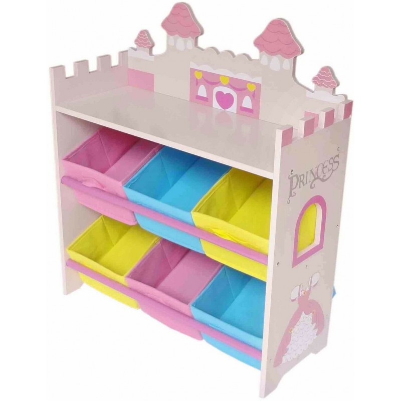 Organizator jucarii cu cadru din lemn Princess Castle image 2