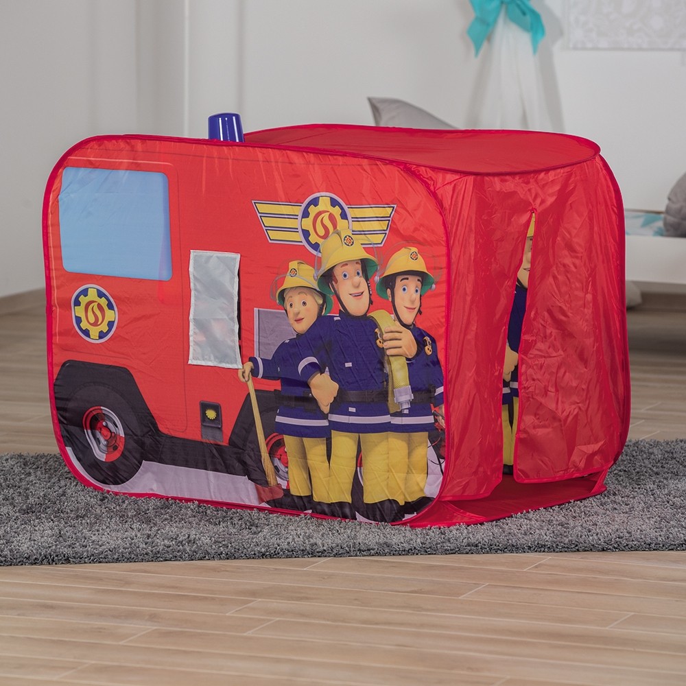 Cort de joaca John Fireman Sam Fire Truck Sam cu girofar 100x70x75 cm image 10