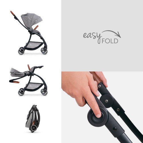 Cărucior 2in1 Eagle 4S Melange Grey image 29