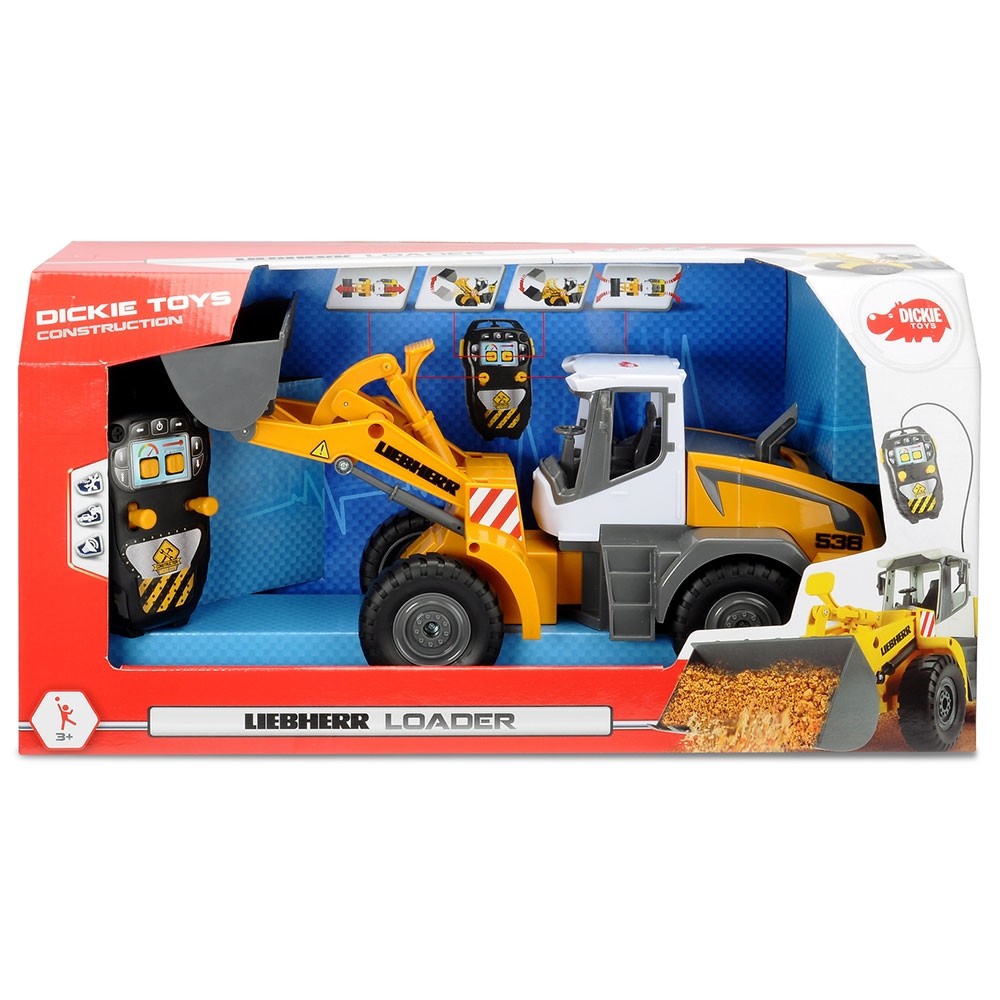 Buldozer Dickie Toys Liebherr cu telecomanda