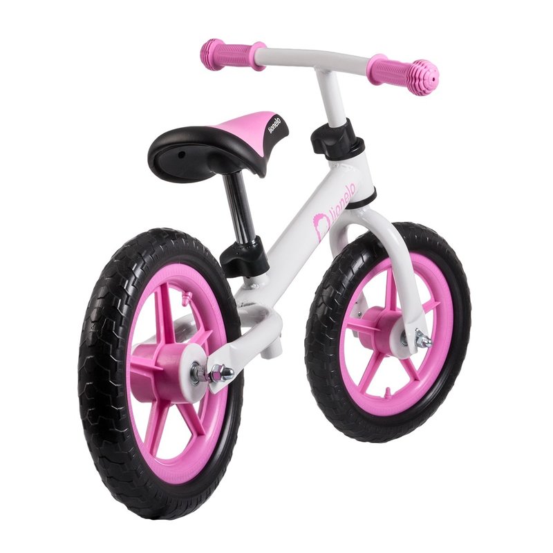 Lionelo - Bicicleta fara pedale Fin Plus White/ Pink image 3