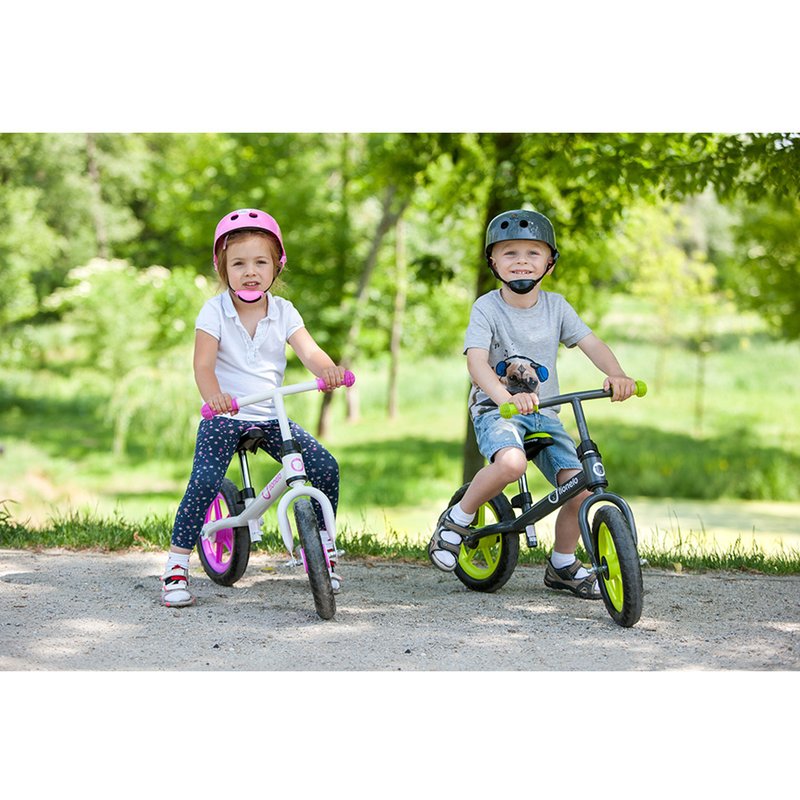 Lionelo - Bicicleta fara pedale Fin Plus White/ Pink image 9