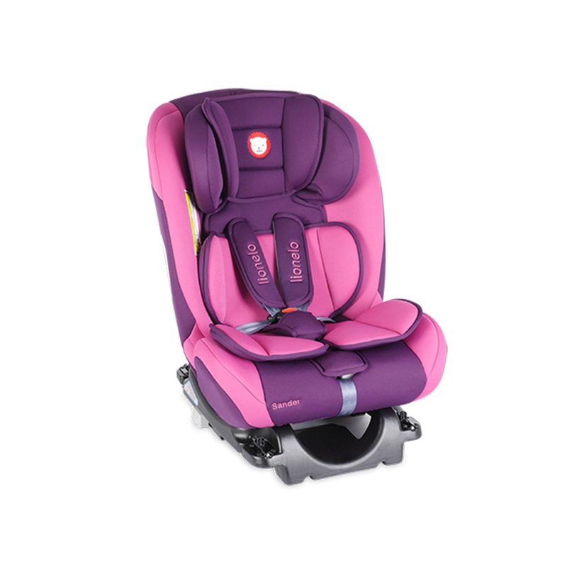 Lionelo - Scaun auto Sander, cu prindere Isofix pe ambele parti, 0-36 kg, Violet