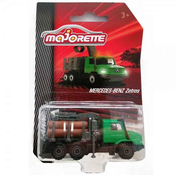 Masina de lemne Majorette Mercedes-Benz Zetros image 1