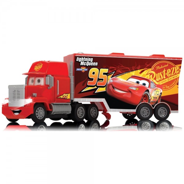 Camion Dickie Toys Cars 3 Turbo Truck Mack cu telecomanda image 2