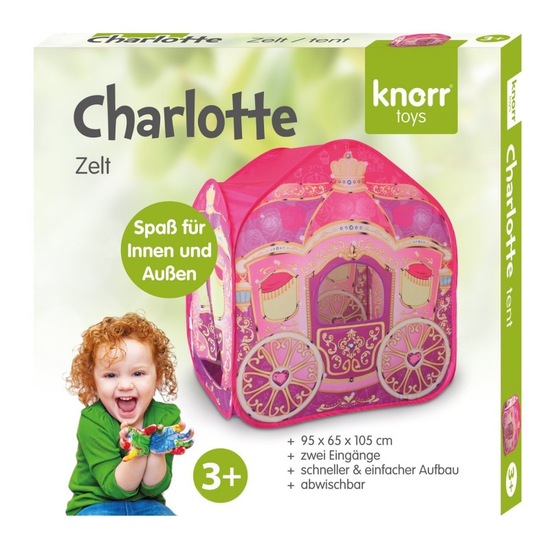 Cort de joaca pentru copii Caleasca Printesei Charlotte image 1