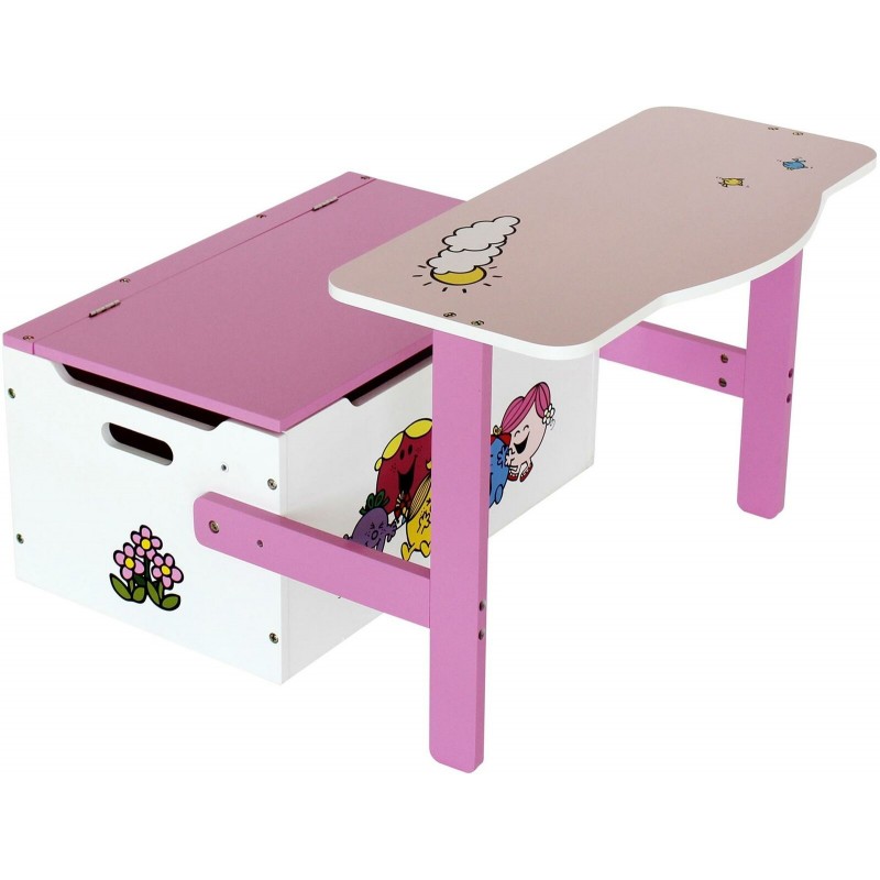 Mobilier 2 in 1 pentru depozitare jucarii Little Miss image 2