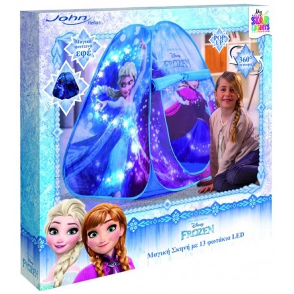 Cort de joaca John Frozen 2 cu lumini 75x75x90 cm