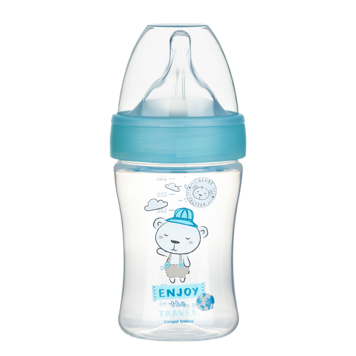 Biberon anticolici Haberman-Canpol babies 260 ml 1/098 - albastru image 4