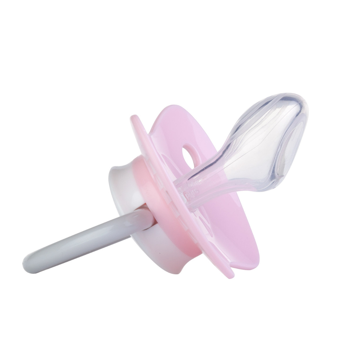Suzeta silicon ortodontica 18 luni + 23/281 – roz