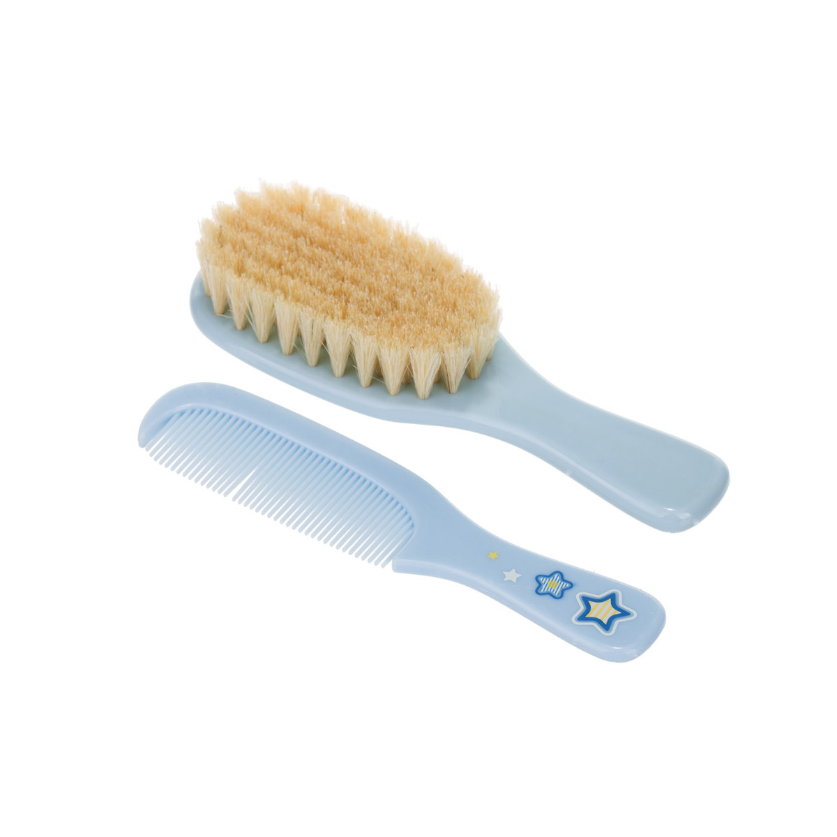 Set perie par natural 7/406 – albastru