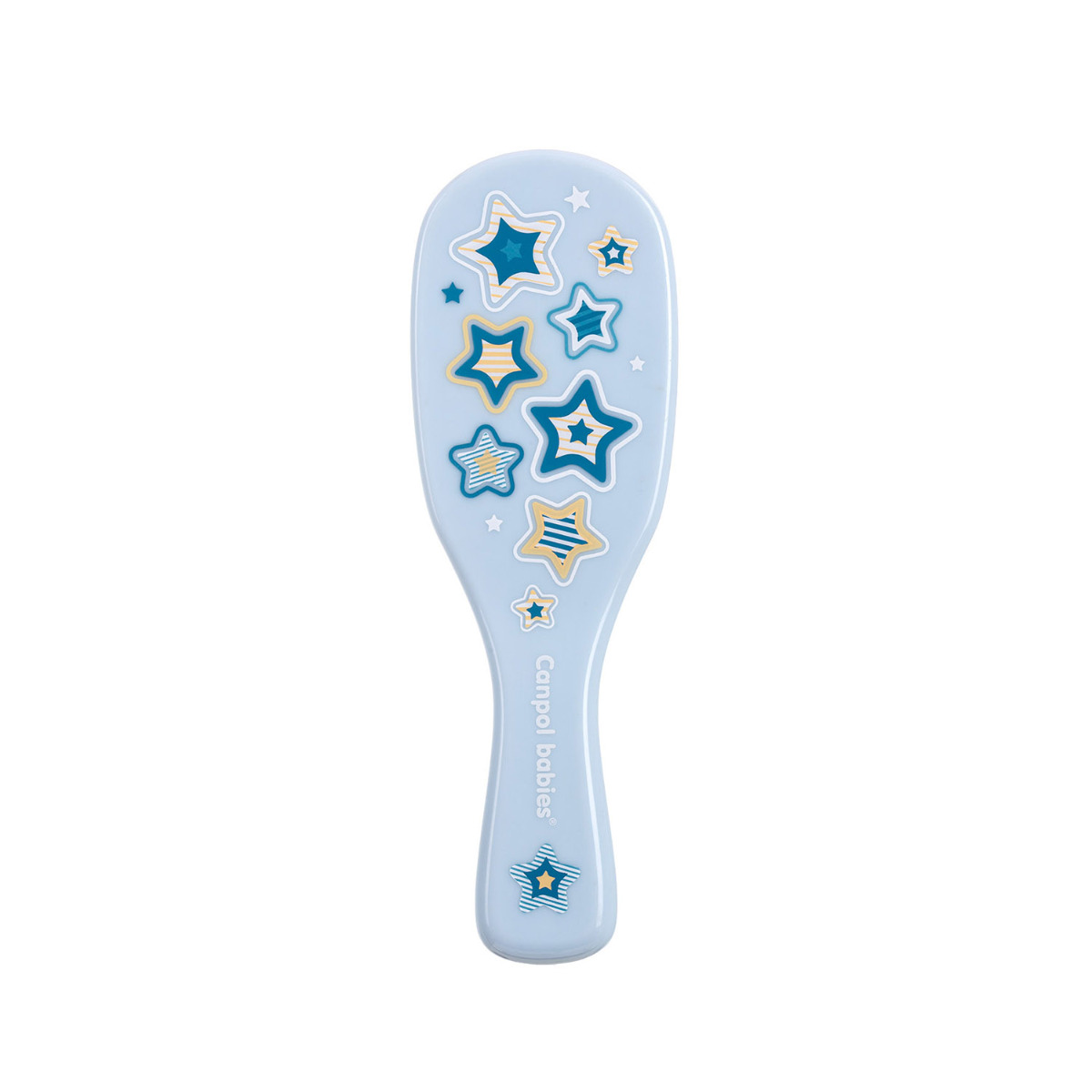 Set perie par natural 7/406 – albastru image 2