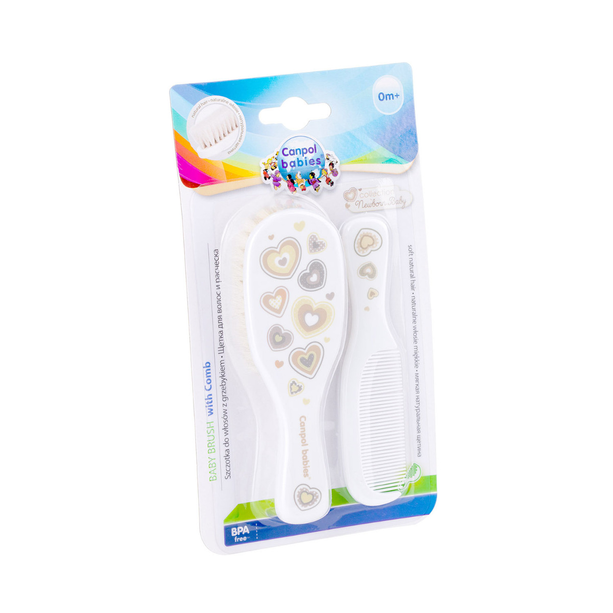 Set perie par natural 7/406 – alb image 4