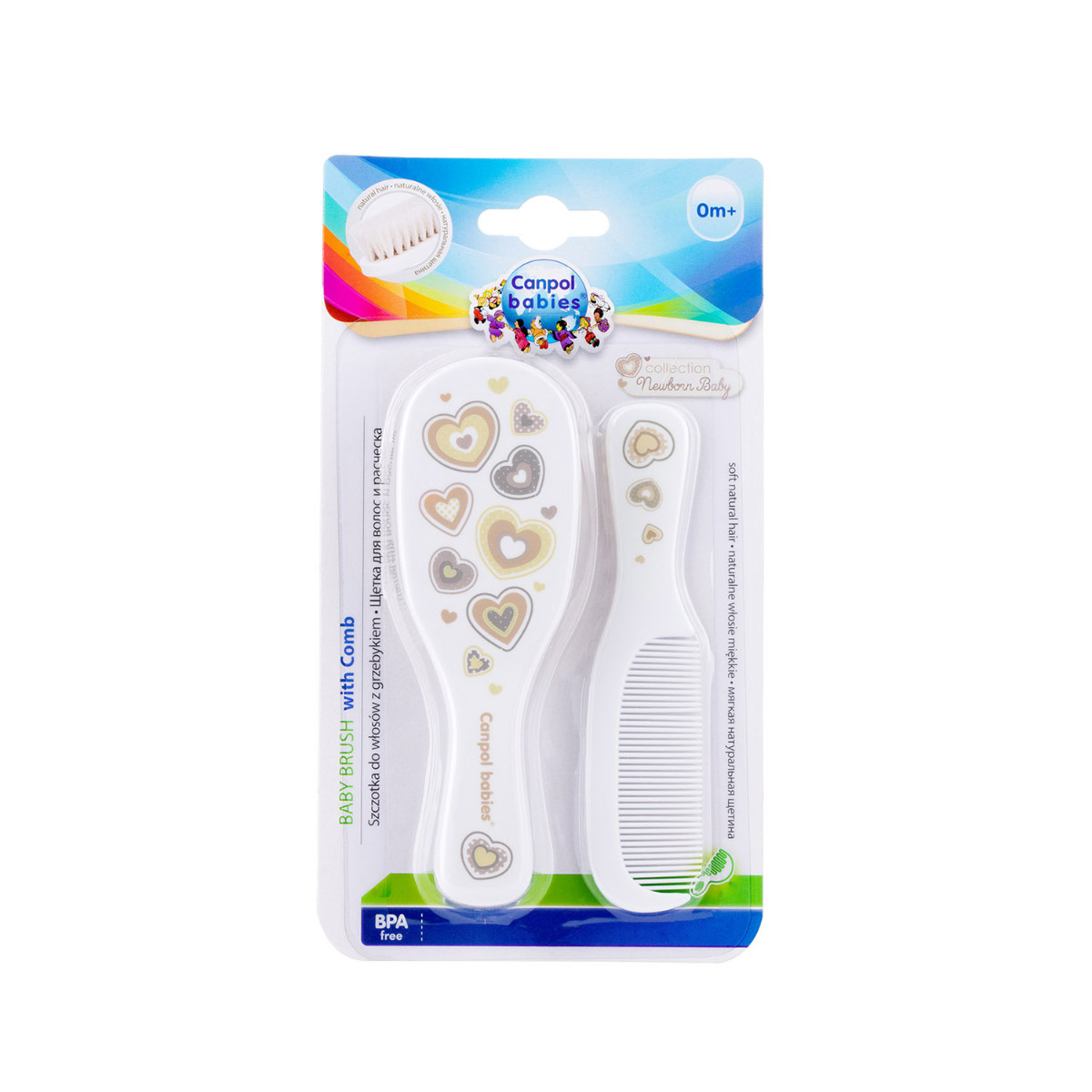 Set perie par natural 7/406 – alb image 5