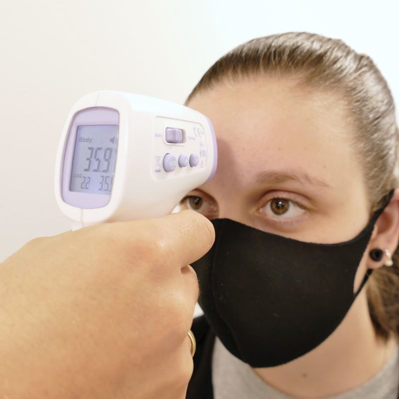 Termometru medical profesional pentru frunte fara contact in infrarosu BodyTemp 478 image 1