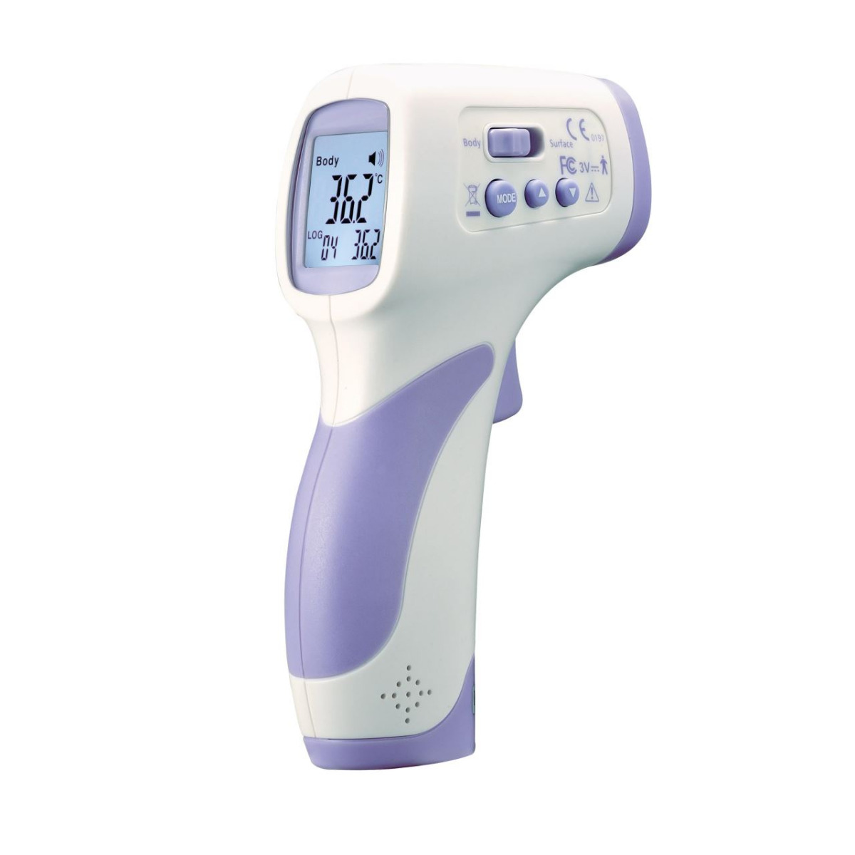 Termometru medical profesional pentru frunte fara contact in infrarosu BodyTemp 478 image 2