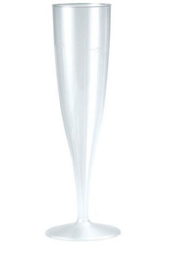 Duni Pahar de șampanie de plastic (13,5 cl)