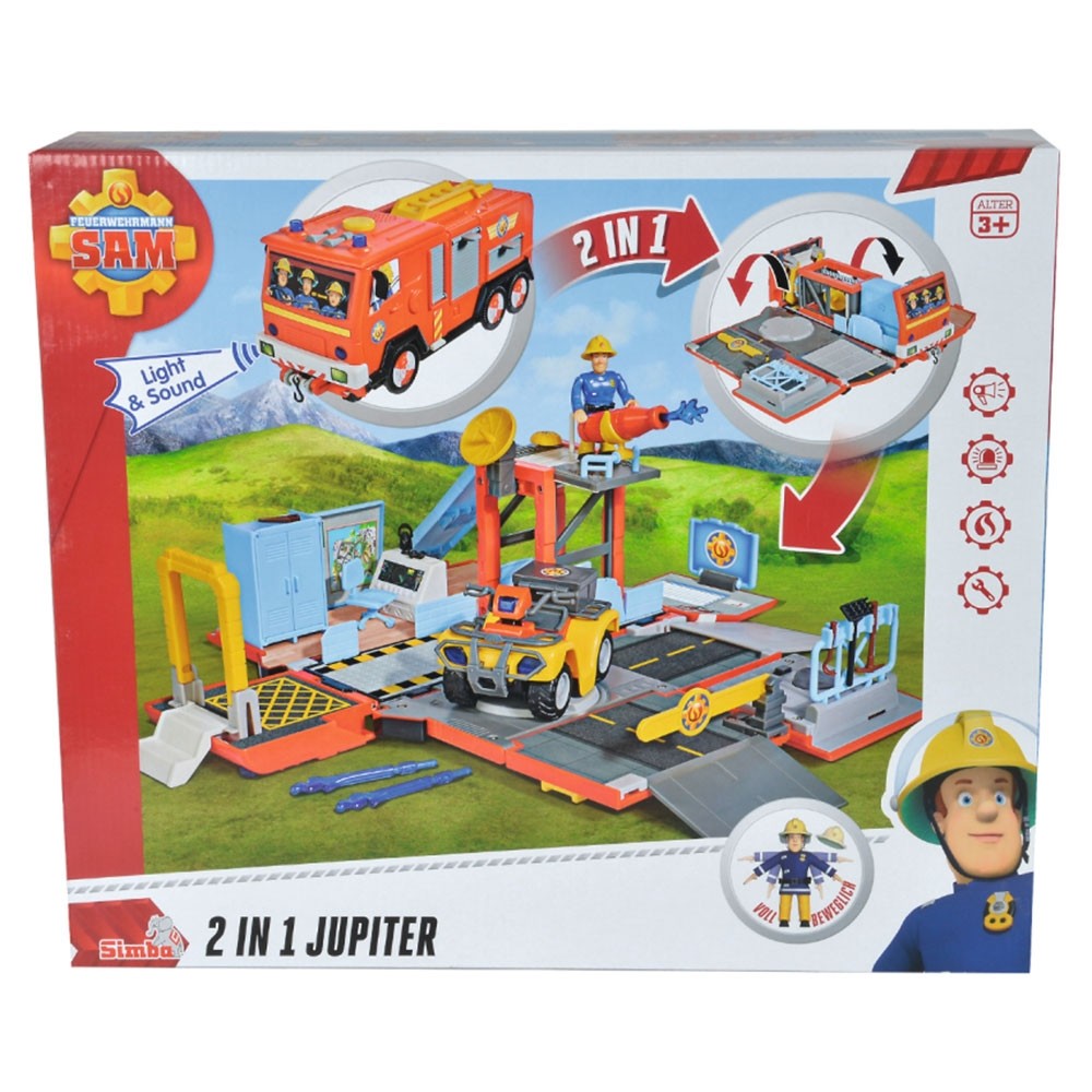 Set Simba Fireman Sam Statie de pompieri Jupiter 2 in 1 image 13