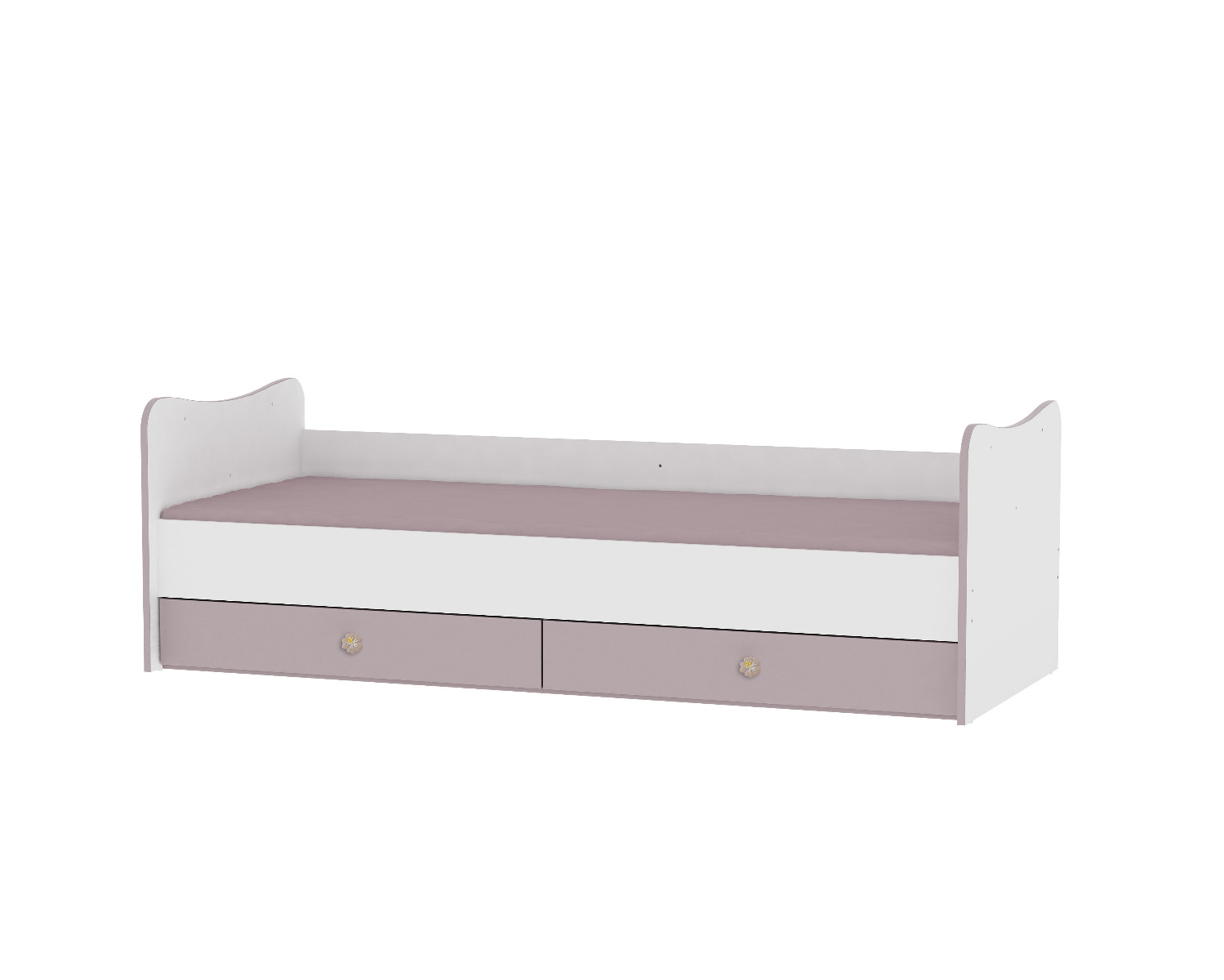 Mobilier, Mini Max, transformabil 0-7 Ani, White Pink image 1