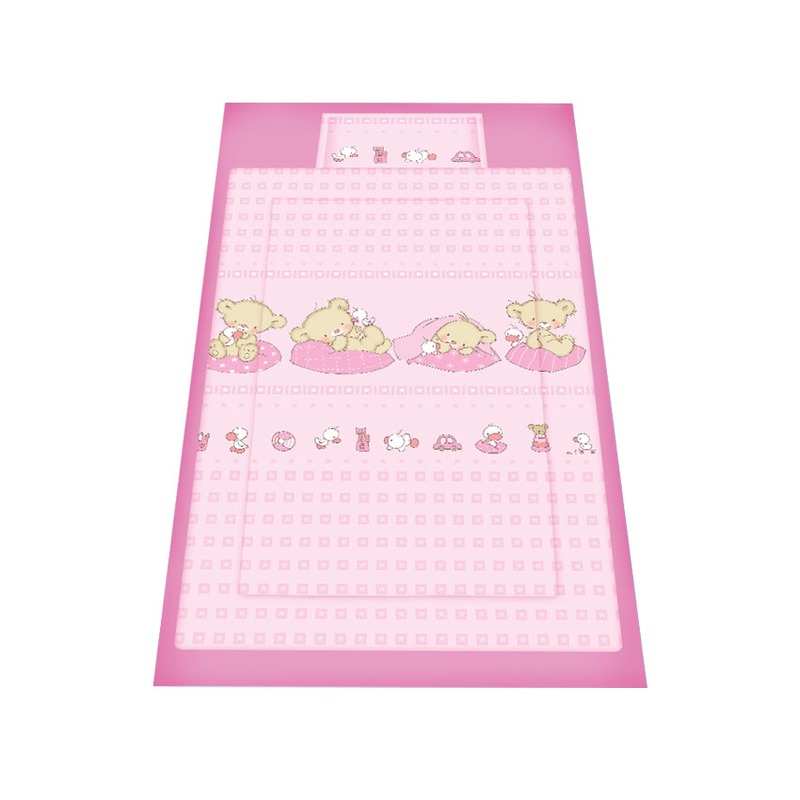 SET LENJERIE PAT 3 piese Sleepy Hat Pink